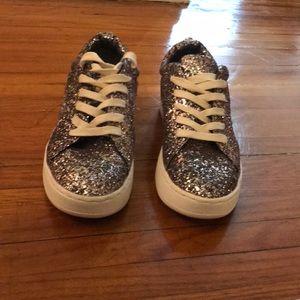 Size 8.5 Steve Madden Purple Glitter Shoes